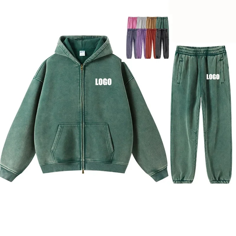 ЛОГОТИП на заказ осенне-зимний новый стираный батик старый свитер спортивные