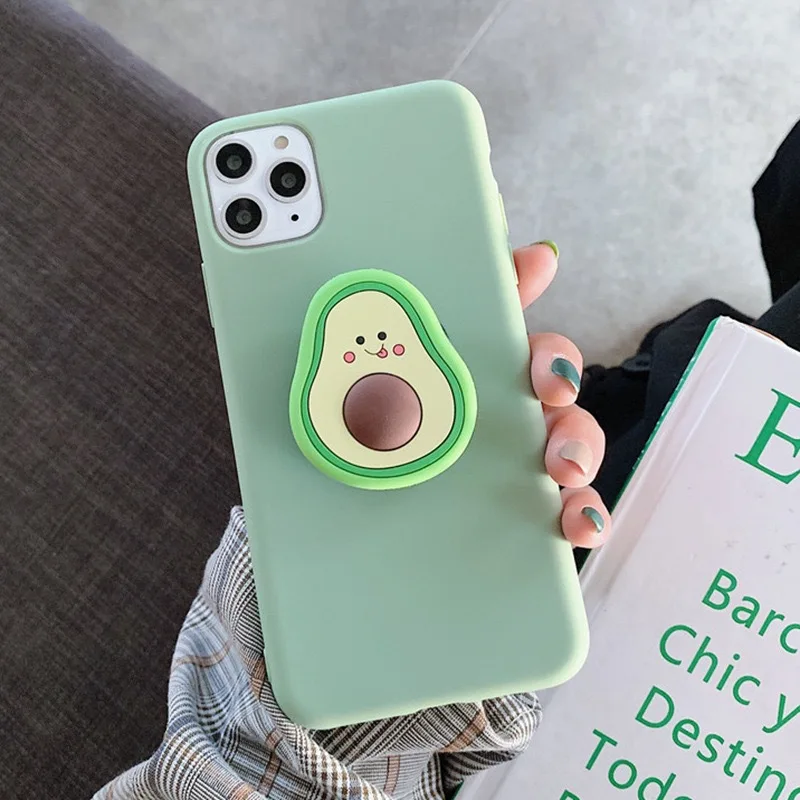 Cute Fruit Avocado Case for Xiaomi Redmi Note 11 10 9 Pro Max 8T 8 7S 6 5A 4X 4 3 Momordica TPU Soft Phone Cover | Мобильные
