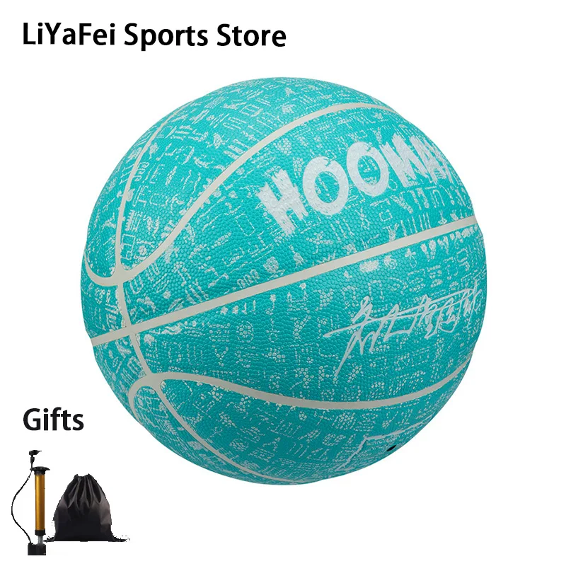 

Размер 6, 7, баскетбольные мячи для мужчин и женщин, стандартные тренировочные мячи для игры на открытом воздухе и в помещении, высокое качест...