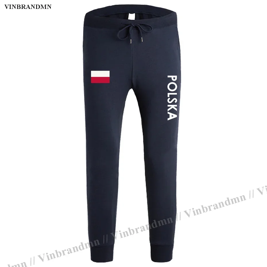 Польша Polish Pole POLSK POL мужские брюки для бега комбинезон спортивные штаны трек пот