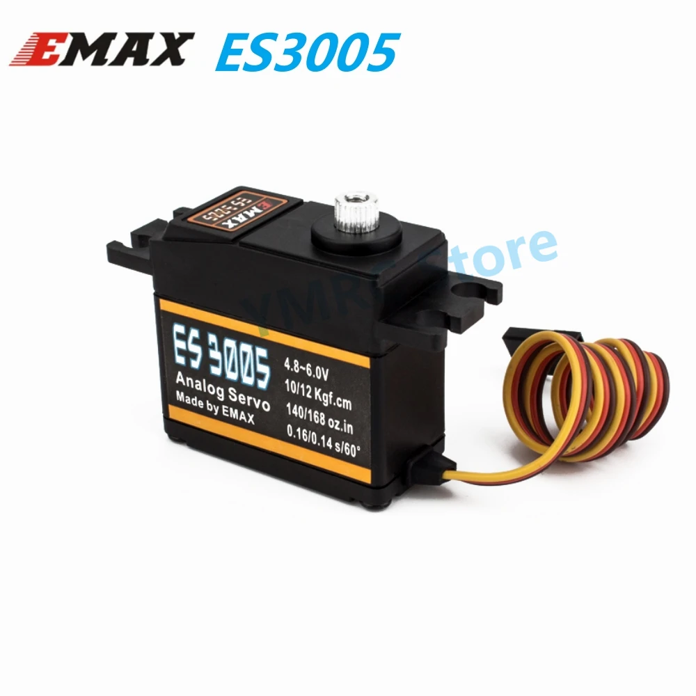 4 шт. EMAX ES3005 42g 4,8-6,0 V металлическая Шестерня аналоговый Водонепроницаемый сервопривод для радиоуправляемого дрона аксессуары для автомобиля лодки