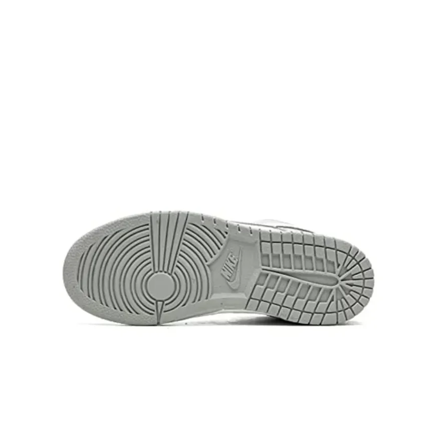 Nike Dunk Grey Удобные повседневные низкие детские кроссовки серо-белого цвета для