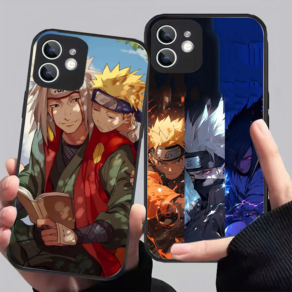 Черный силиконовый чехол для OPPO Reno 2 5 6 7 8 10 Zoom Lite Max WDA-26 N-Narutos Uchiha