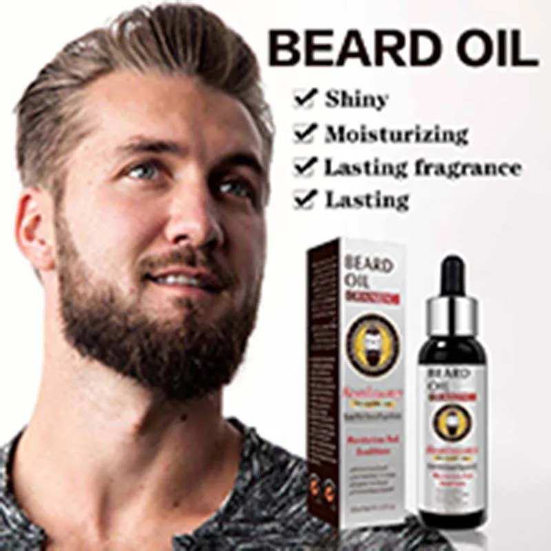Beard Growth Essential Oil for Men Nourishing Moisturizing Moustache Growth  Enhancer Maintenance Hair Loss Beard Care Serum