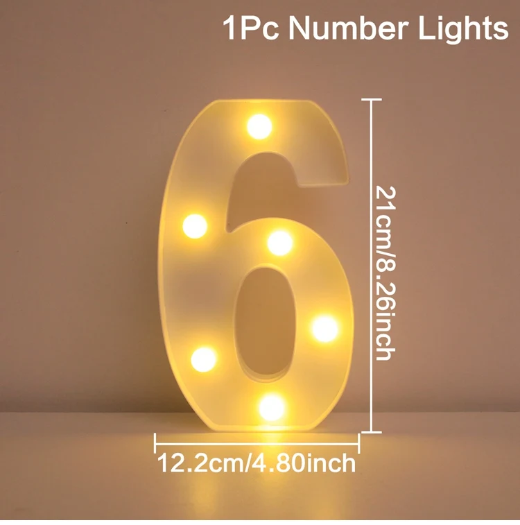 

Светодиодная ночная лампа Huiran 26 букв для праздника