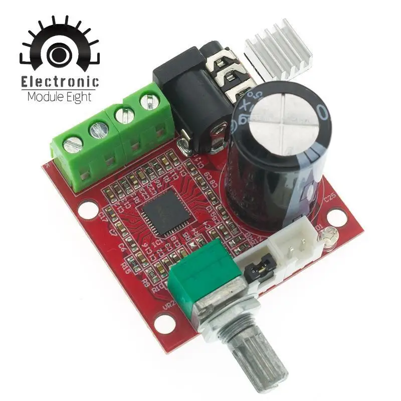 12 В Mini Hi-Fi PAM8610 аудио стерео усилитель платы 2X10W двухканальный D Класс по самой