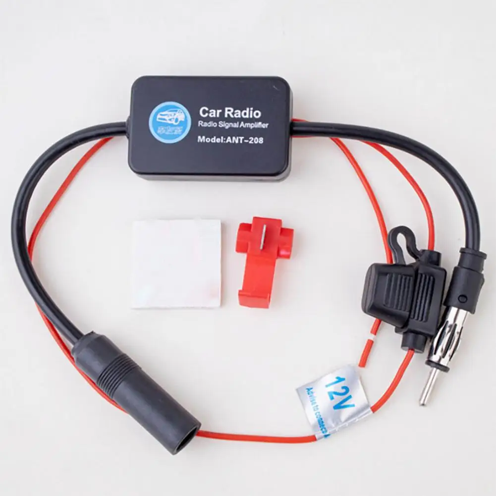 

High Quality Brand Active Antenna FM Amplifier Aerial Amplifier Antenna Booster Car FM&AM Female Male Motorized