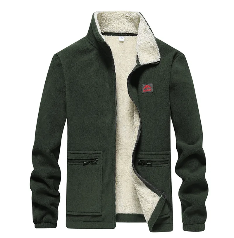 

Cleaning Men Plus Winter Outwear Thick Warm Fleece Jacket Coats Men Spring Casual Military Tactical Army Jacket Coat Fleece Men