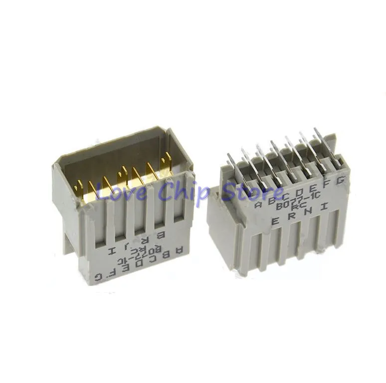 254018 Hard Metric Connectors 7P 2MM RA MALE 10.5A PWR MOD 2 CONT LVL New and Original