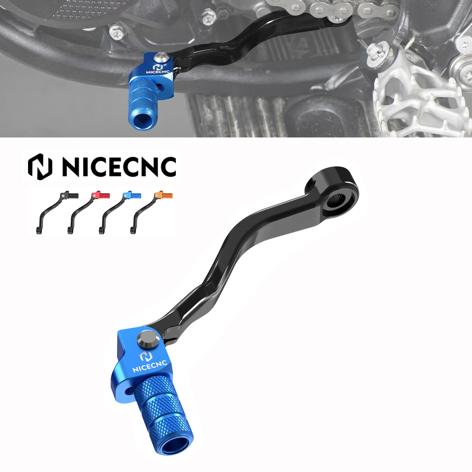 Для Husqvarna TE 300 150 250 2024 TX TC 125 2023-2024 KTM GASG AS Кованый рычаг переключения передач