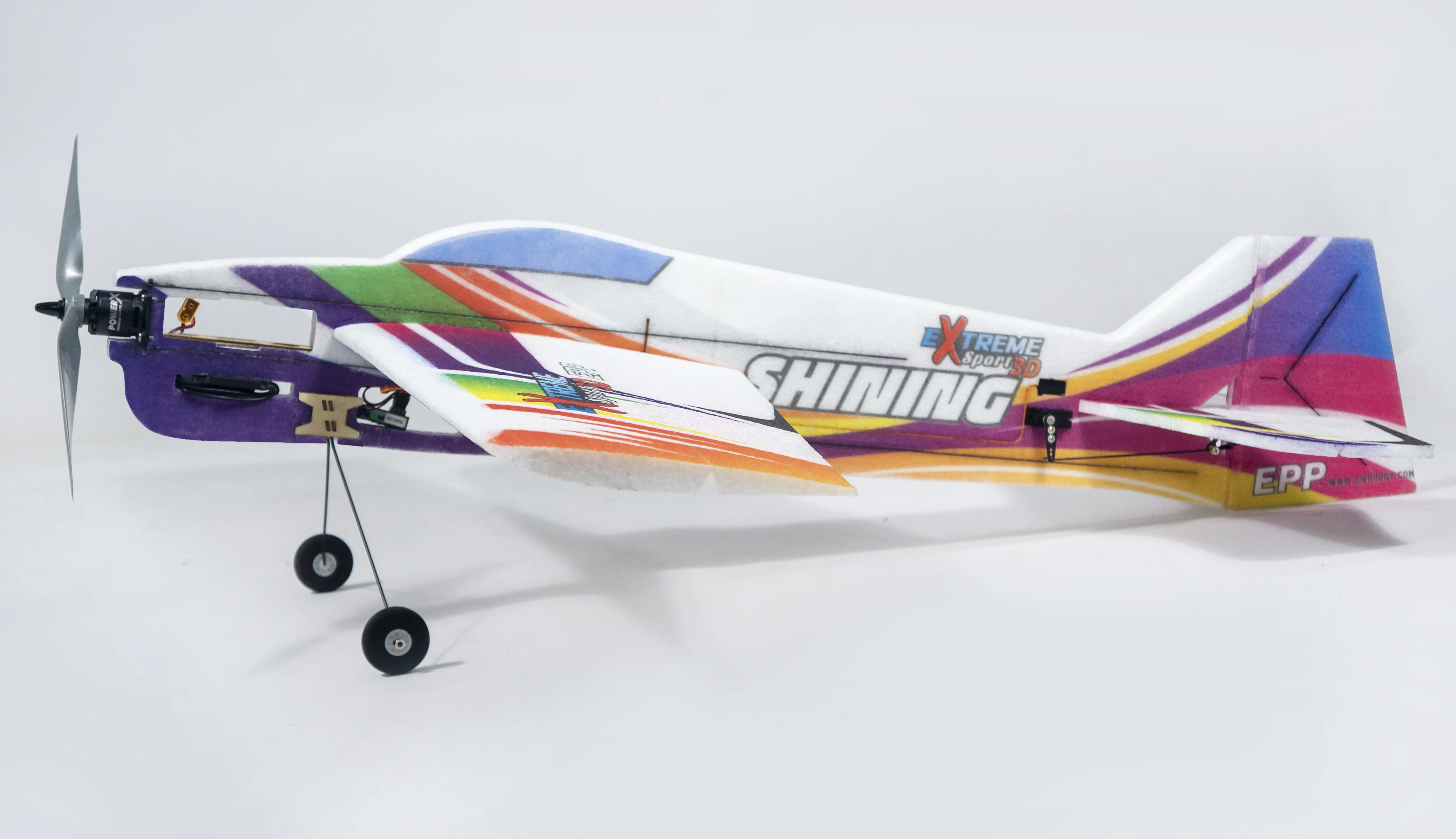 EPP модель ру аэроплана освещение 4CH Электрический светящийся 1000 мм разлет крыльев