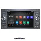 Автомагнитола DSP, 2DIN, Android, 2 ГБ + 16 ГБ, GPS, DVD, для Ford Focus 2, Fiesta, Mondeo 4, C-Max, S-Max, Fusion, Transit, Kuga, мультимедийная навигация