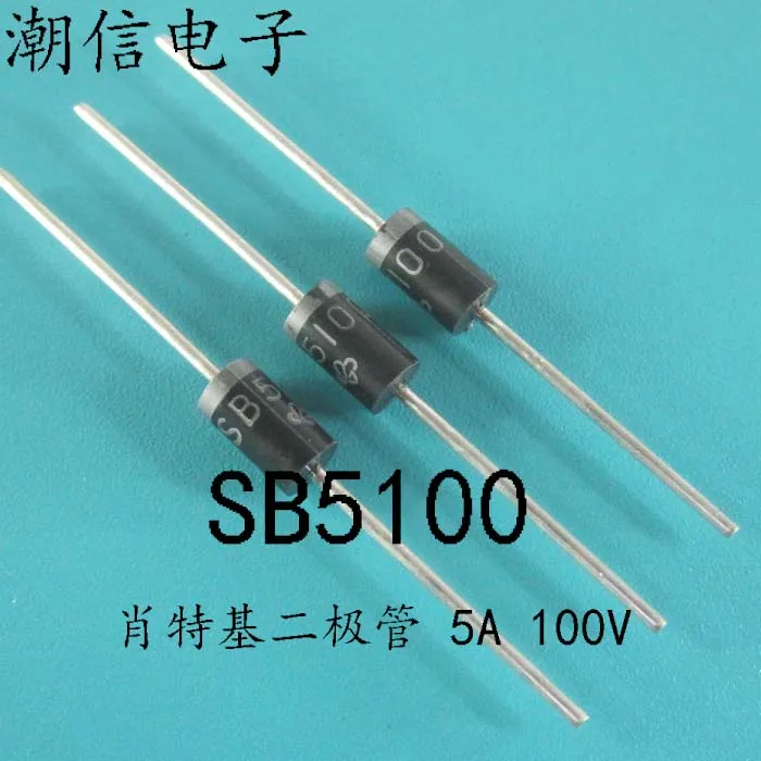 

50 шт./лот SR5100 SB5100 5A 100V