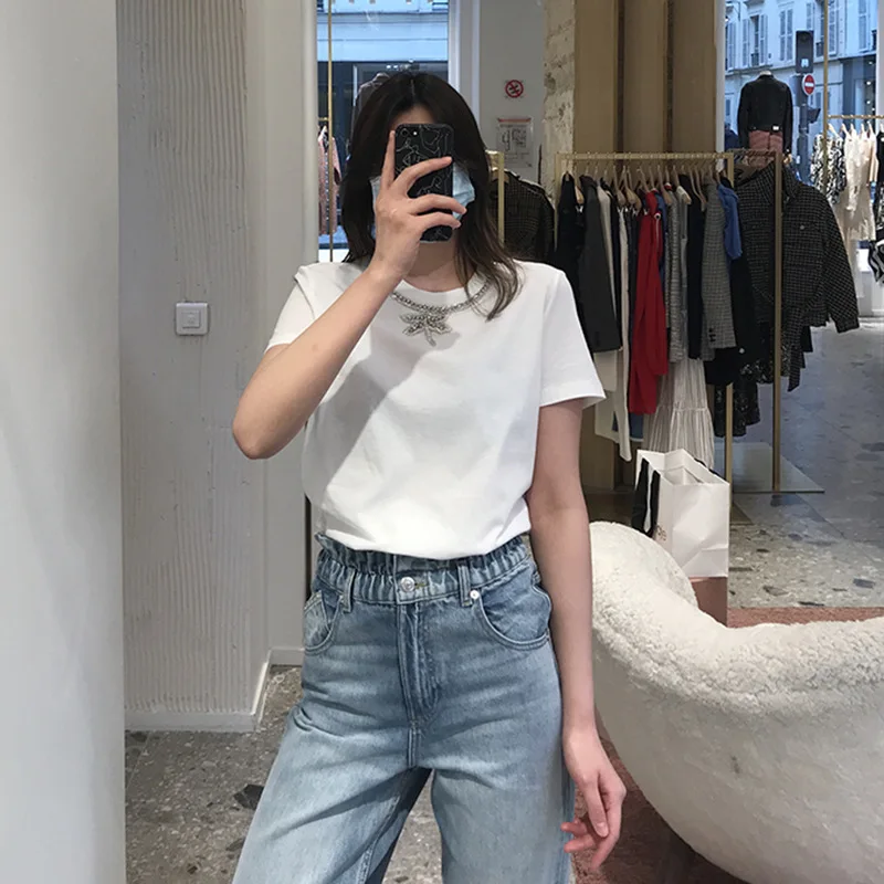 

Spring / Summer 2022 New Round Neck Comfortable Solid T-shirt