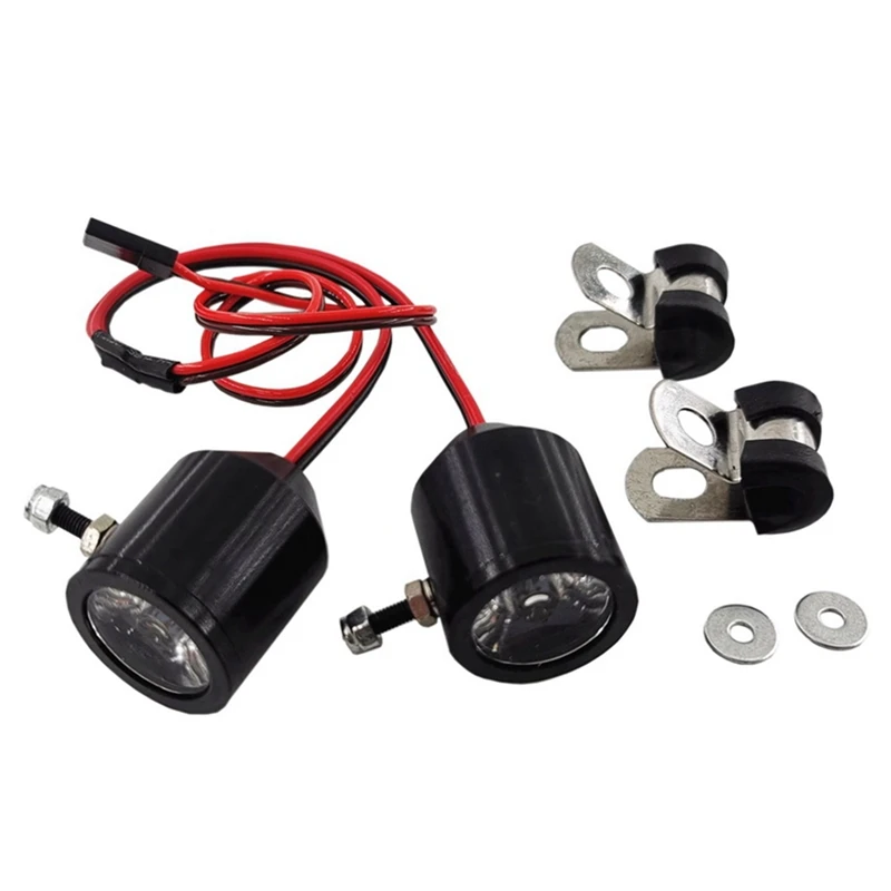

Highlight LED Spotlight Dome Light For 1/5 1/7 1/8 1/10 RC Cartrx4 SCX10 RC4WD LOSI UDR Slash E-REVO X-Maxx Baja
