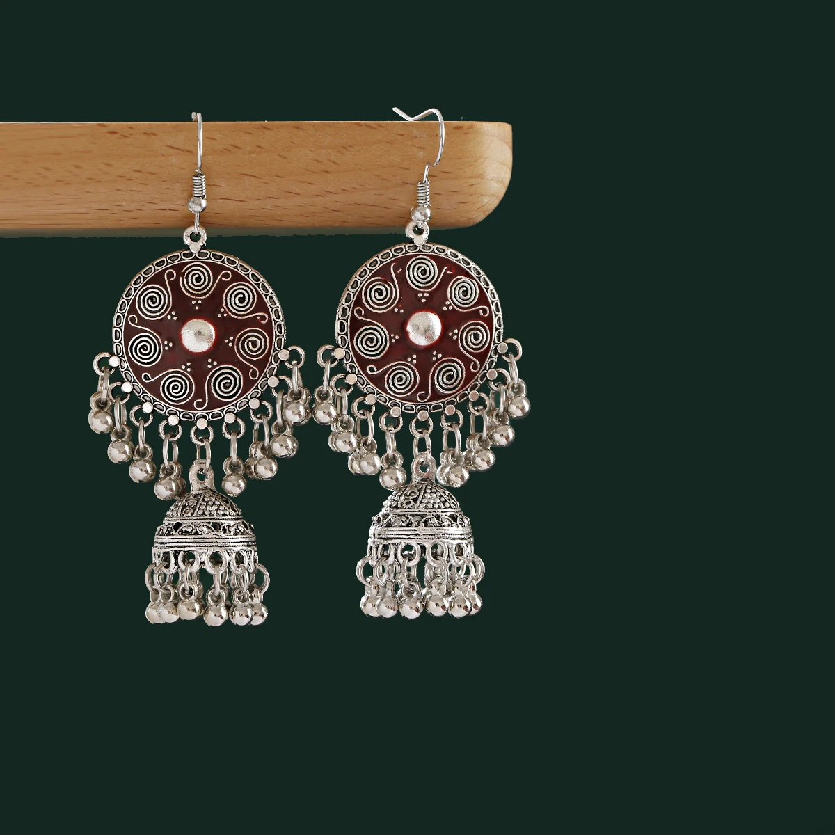 

Indian Jewelry Small Bell Tassel Drop Earring For Women Boho Vintage Ethnic Essential Oils Dangling Earrings Orecchini