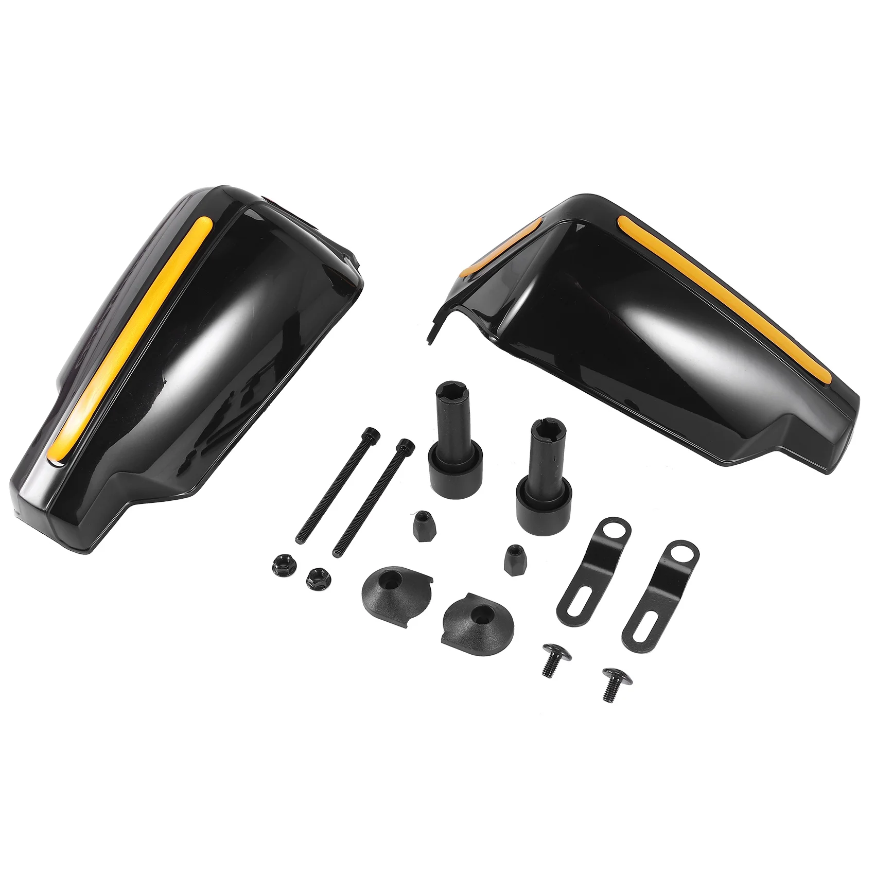 

1 Pair Universal Motorcycle Scooter Handguards Handguard for 7/8 Bar Black