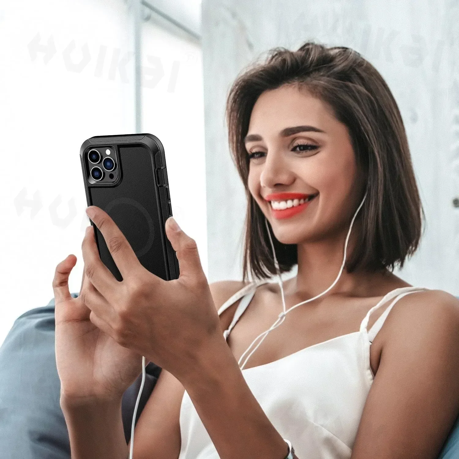 Чехол для iPhone 15 Pro Max 15 14 Pro Max iphone 16 Pro Max Сверхмощный амортизирующий защитный чехол для всего тела из силиконовой резины (art.: 3920c8af2cd46) - 3920c8af2cd46