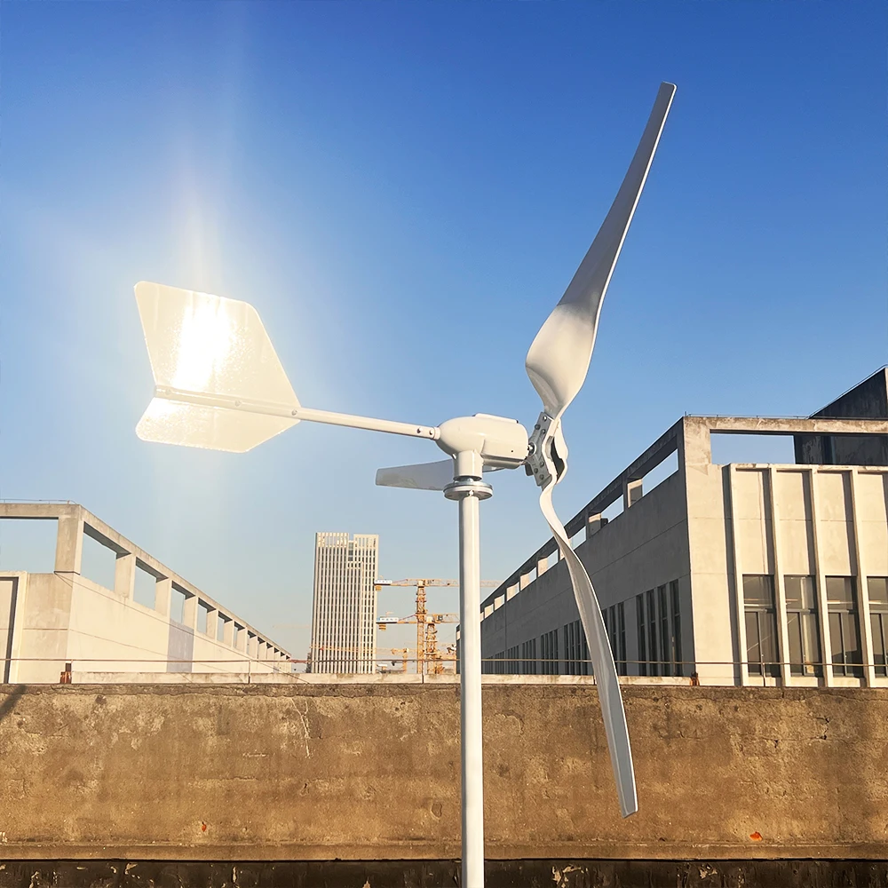 Бесплатная энергоэффективность 10KW15KW горизонтальная ось ветряная турбина