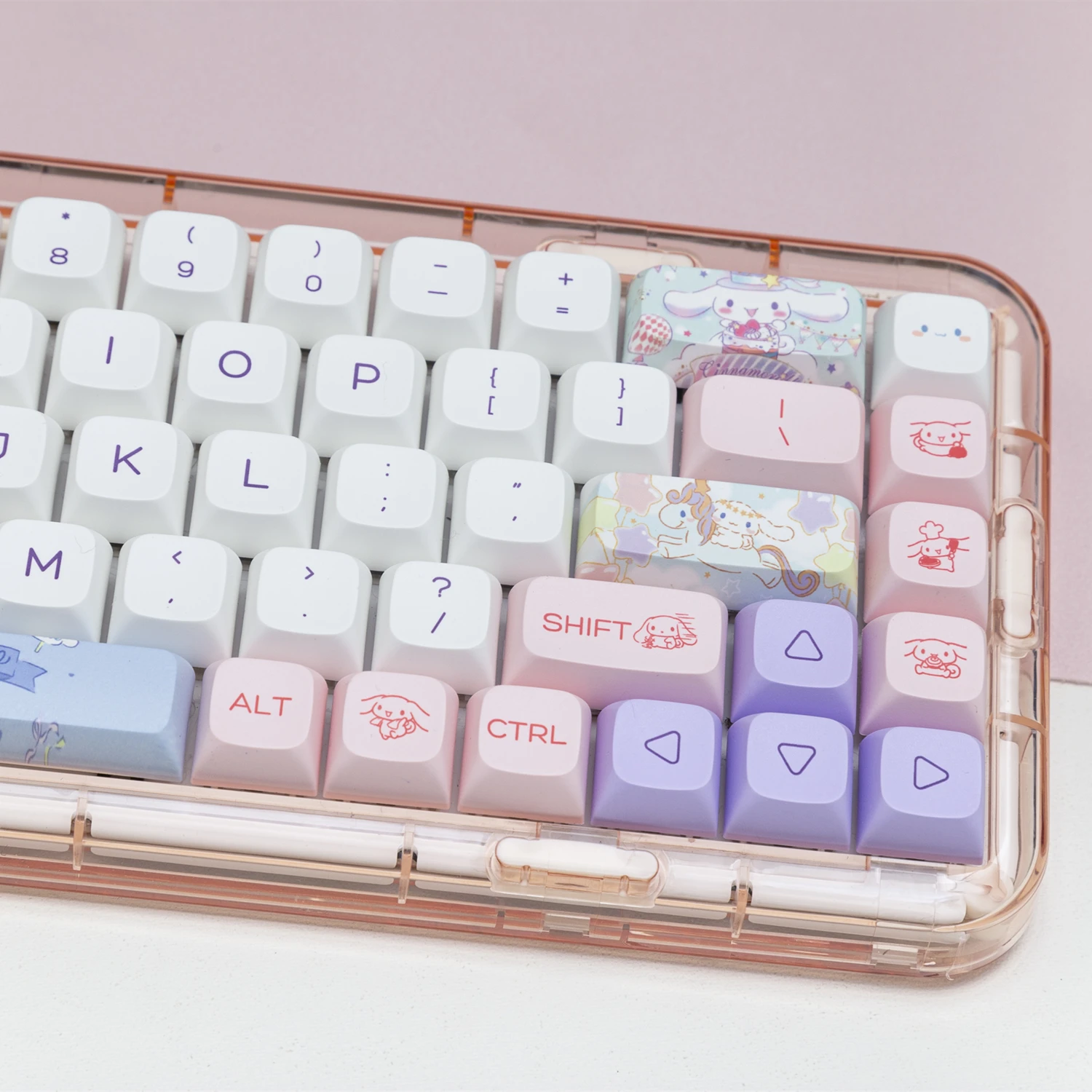 

144 Keys Cute Dog PBT Keycaps Dye Sublimation DIY Custom XDA Profile Keycap For MX Switch Game Mechanical Keyboard Key Caps GK61