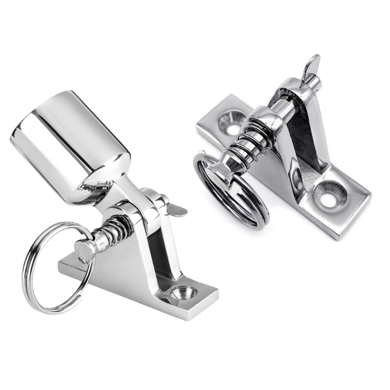 

D7WD High-performance Marine Boat Deck Hinge Mount Bimini Top Fitting Hardware 316 Stainless Steel Easy Fixing Durable