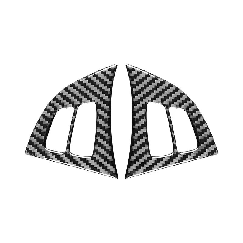 

Carbon Fiber Car Steering Wheel Button Decals Cover Trim Stickers Accessories for BMW- X5 X6 E70 E71 2018-2013