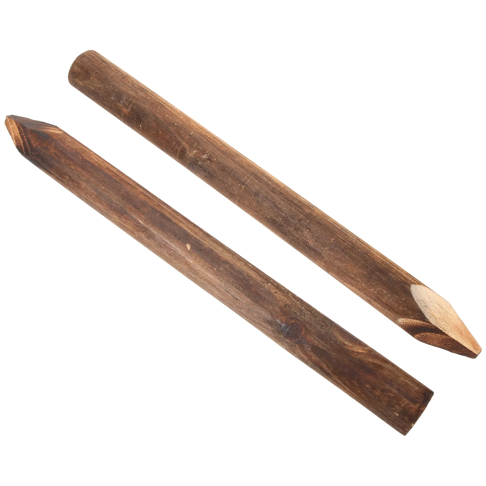 

2 Pcs Picket Fence Yard Dog Fences The Outdoor Border Wooden Fencing Portable Temporary Decorative