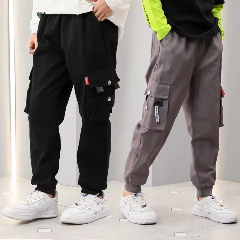 

Летние спортивные штаны с карманами, танцевальные брюки в стиле хип-хоп для мальчиков и девочек-подростков, шаровары, спортивные джоггеры, д...