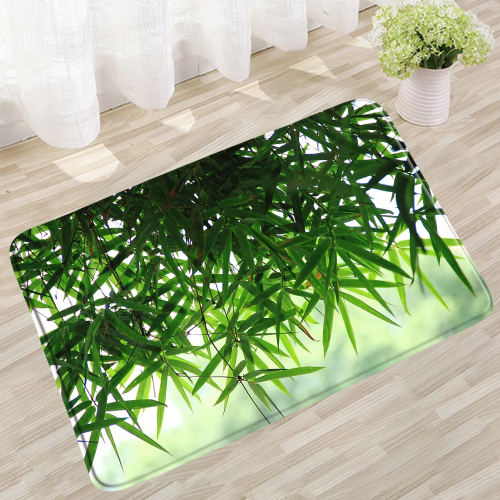 Определение геометрических параметров и формы коврика в ванную в цвете зеленой травы