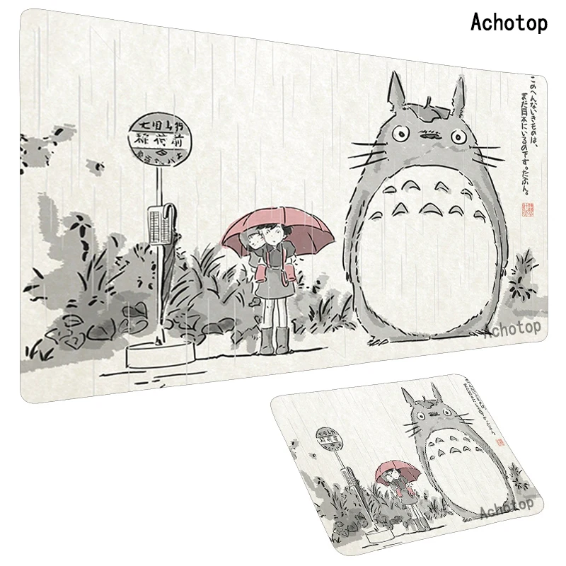 Розовый коврик для мыши Totoro XXL коврики игровые 800x300 мм большой компьютерной