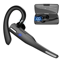 bluetooth headset dual microphone noise cancellation bluetooth v5 0 headset earbuds for drivers machine office