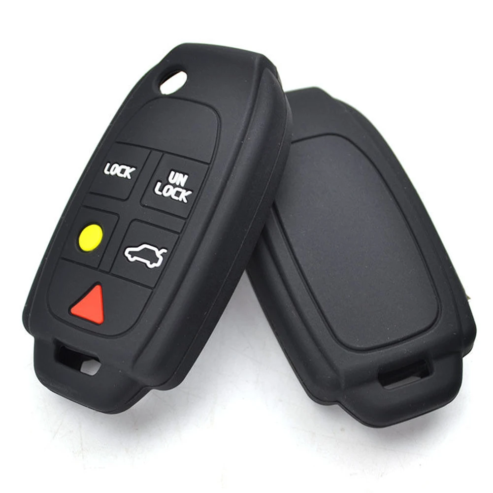 

Silicone Remote Flip Key Fob Case Cover For Volvo XC90 S80 XC70 S60 V70 Replacement Key Cover Case For Volvo S60 2004-2009