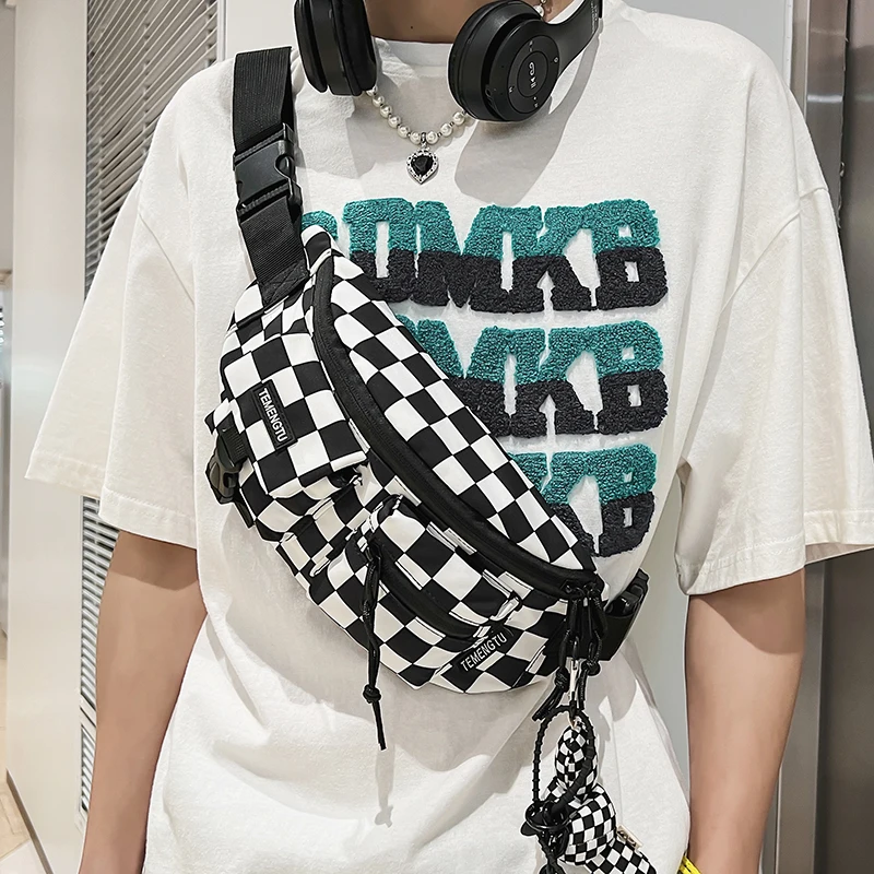 Messenger Bag Men's Chest Ins Fashion Brand Shoulder Student Sports Personalized Waist