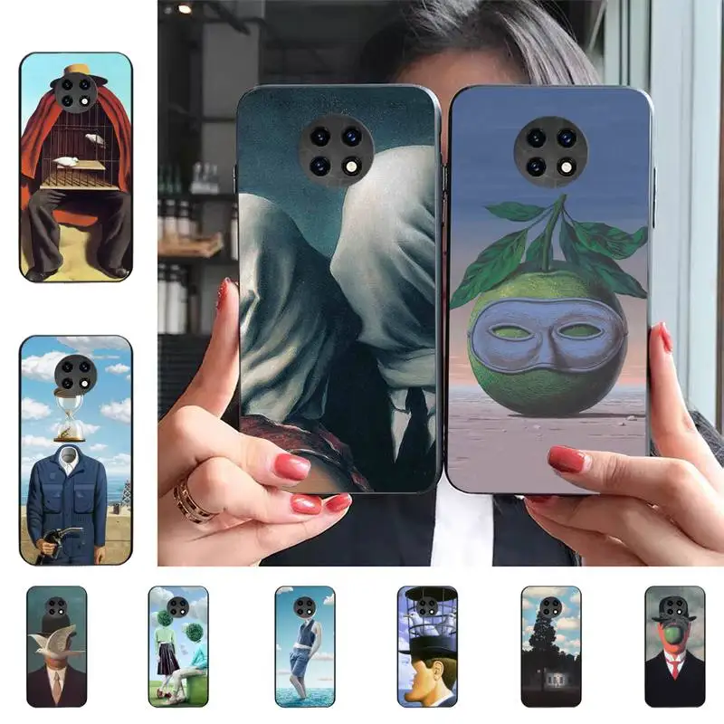 

Art Rene Magritte Phone Case For Redmi 9 5 S2 K30pro Silicone Fundas for Redmi 8 7 7A note 5 5A Capa