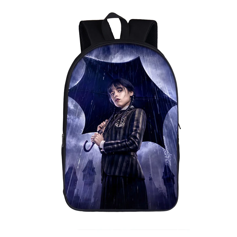 

American Nevermore Academy Gothic Girl Backpack Wednesday Addams and Enid School Bags for Kindergarten Children Bookbags Gift