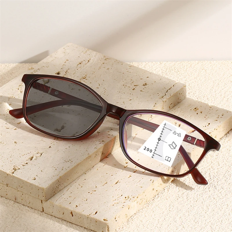 Многофункциональные прогрессивные Мультифокальные очки для чтения винтажные