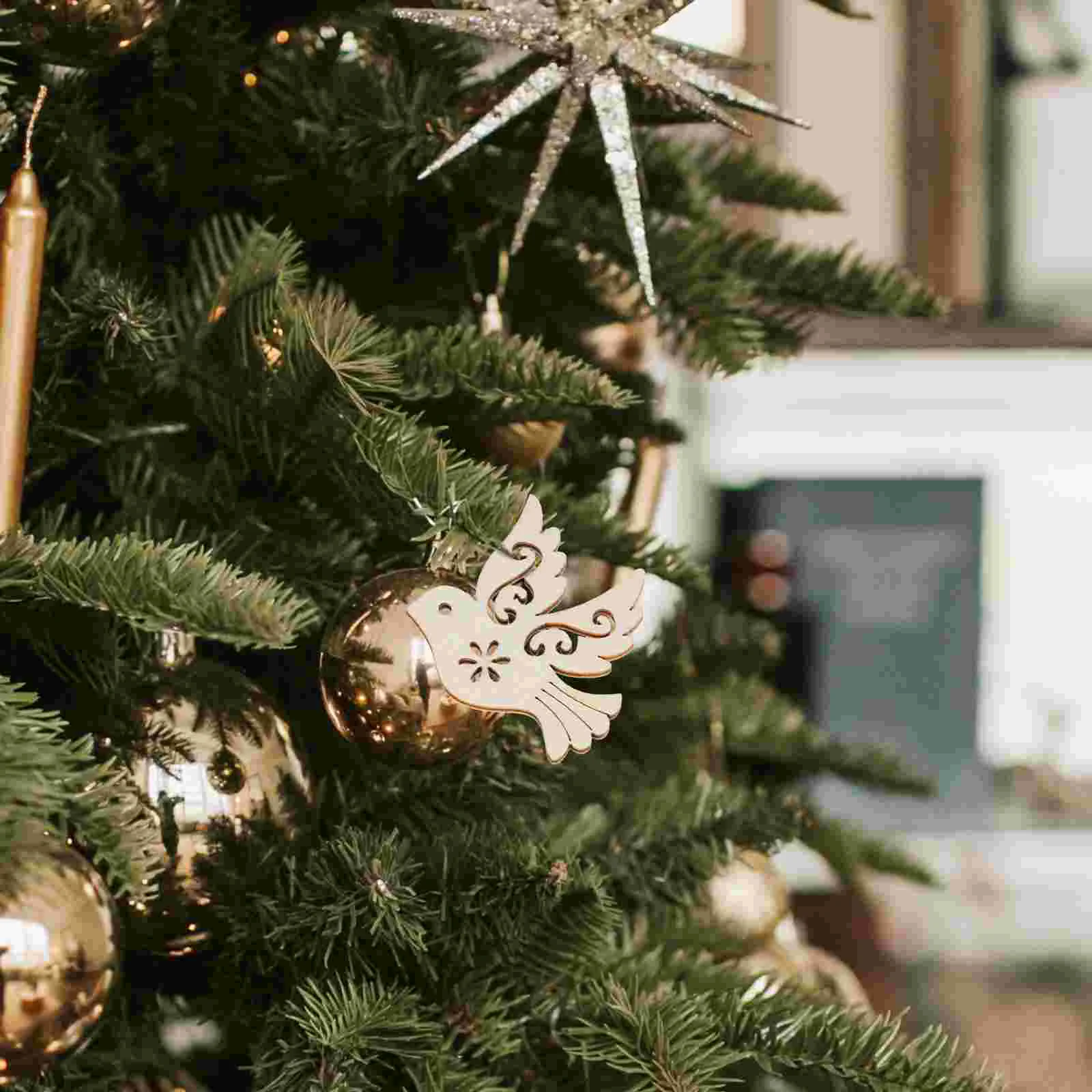 50 шт. аксессуары для голубя мира подвесной пустой деревянный кулон полые