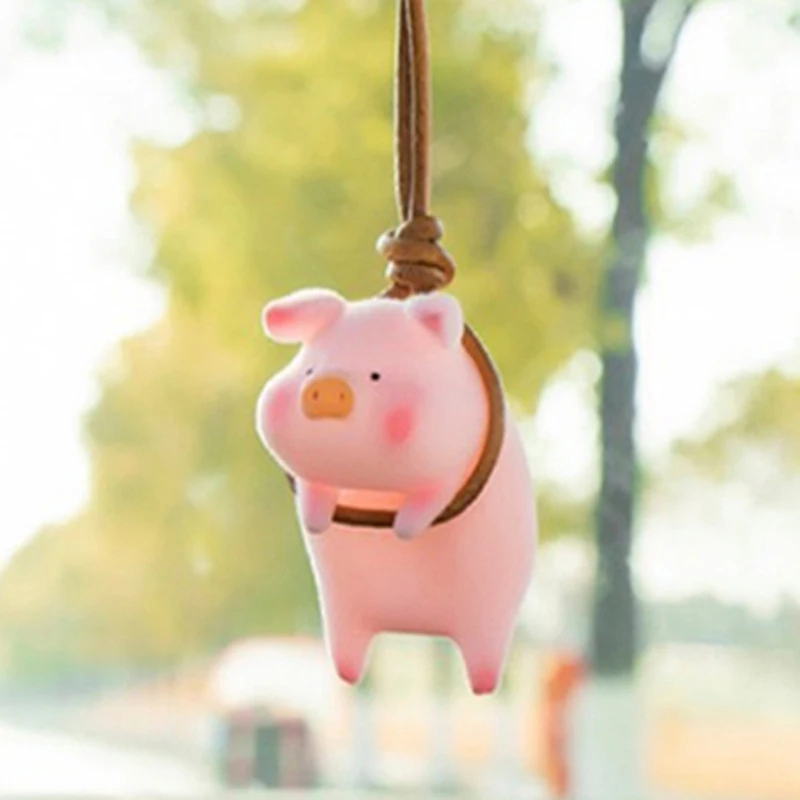 

Подвеска в автомобиль Lucky Piglet-подвеска в автомобиль свинка-подвеска в автомобильное зеркало интерьера-украшение для автомобиля аксессуары ...