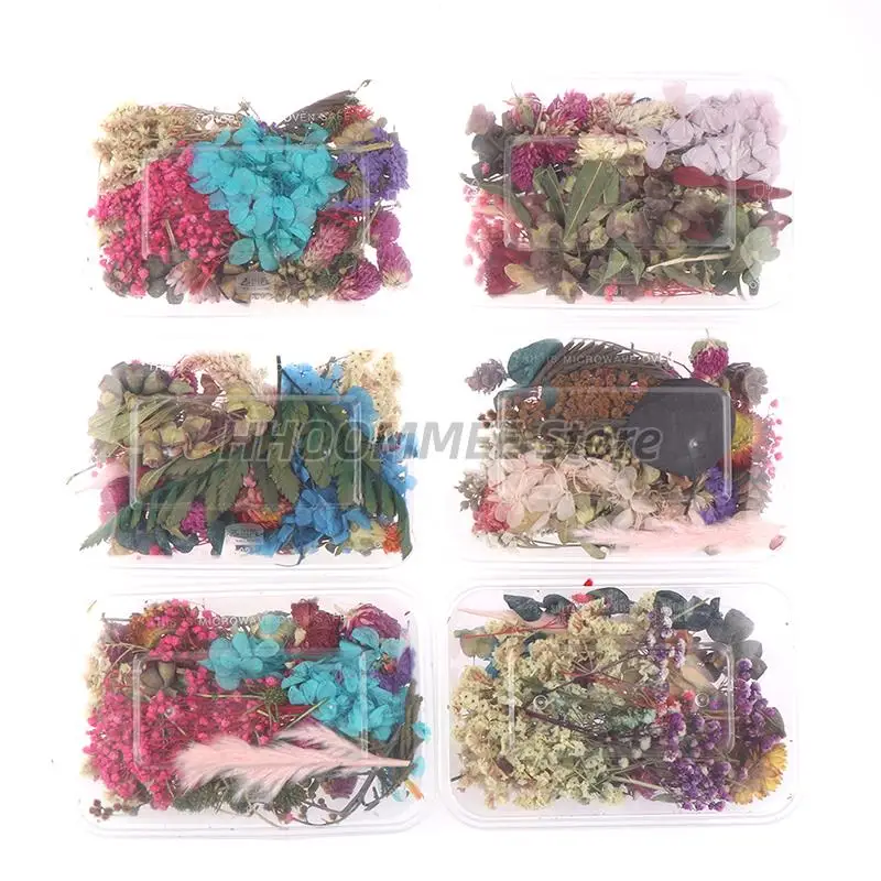 Сушеные цветы для ароматерапии подвеска из эпоксидной смолы 1 коробка