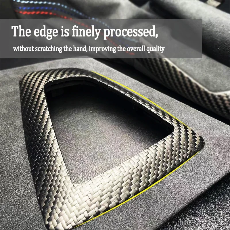 Для BMW 3 4 серии GT M3 M4 F80 F82 F30 F31 F32 F33 F34 2013 -2018 Тканое углеродное волокно сменная ручка