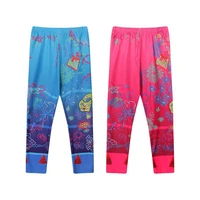 girls encanto pants children cartoon mirabel printed pajamas bottoms kids sleeping homewear kids cosplay costume trousers 3 8t
