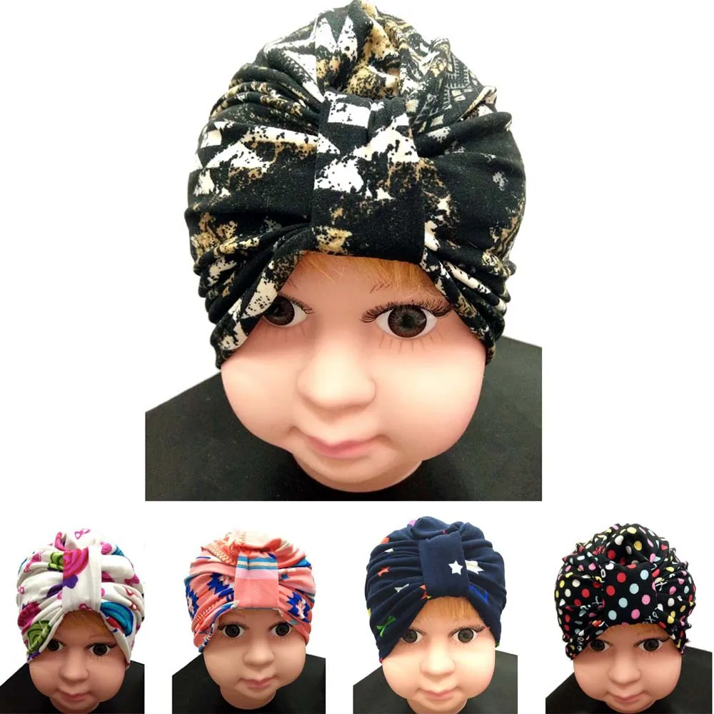 

Infant fancy Knitted Hat Baby ear protection Pullover Hat Child fold hat