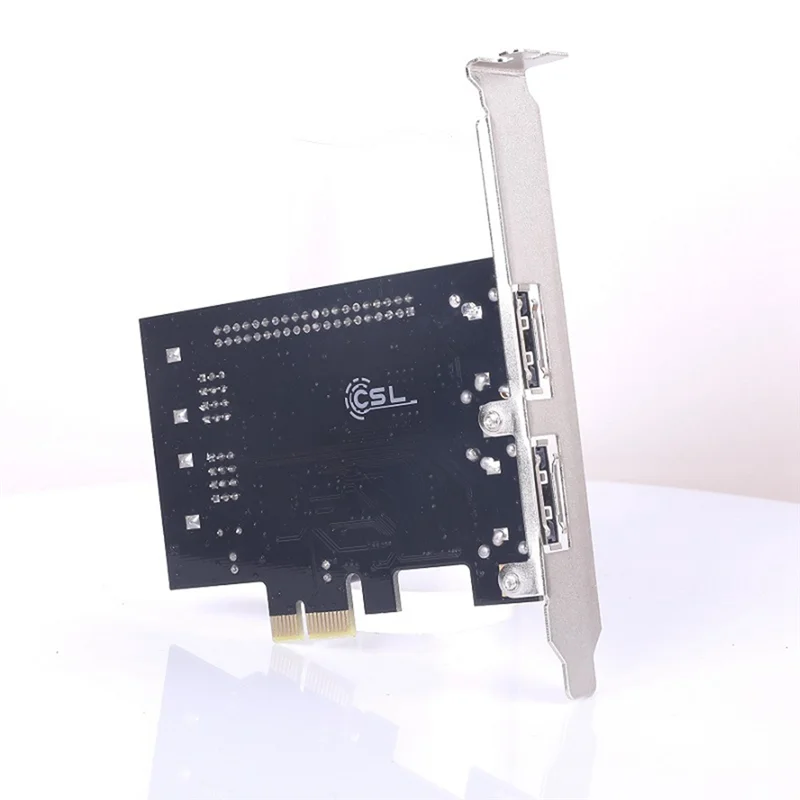 Фото 1 шт. SATA IDE PCI E Карта адаптера PCI E к SATA 2.0 + IDE ESATA X2 Комбинированный адаптер-конвертер RAID-контроллер-N35R №5