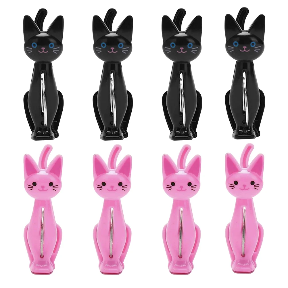 

Clothespin Drying Clips Cat Shape Towel Windproof Quilt Fixation Clamps Hangers