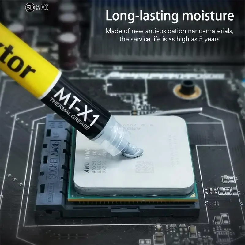 

Maxtor High Performance Thermal Grease for GPU graphics CPU Cooler IC LED Motherboard Electronic Product