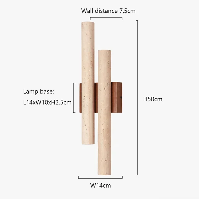 

Настенный светильник Bedeise из пещерного камня