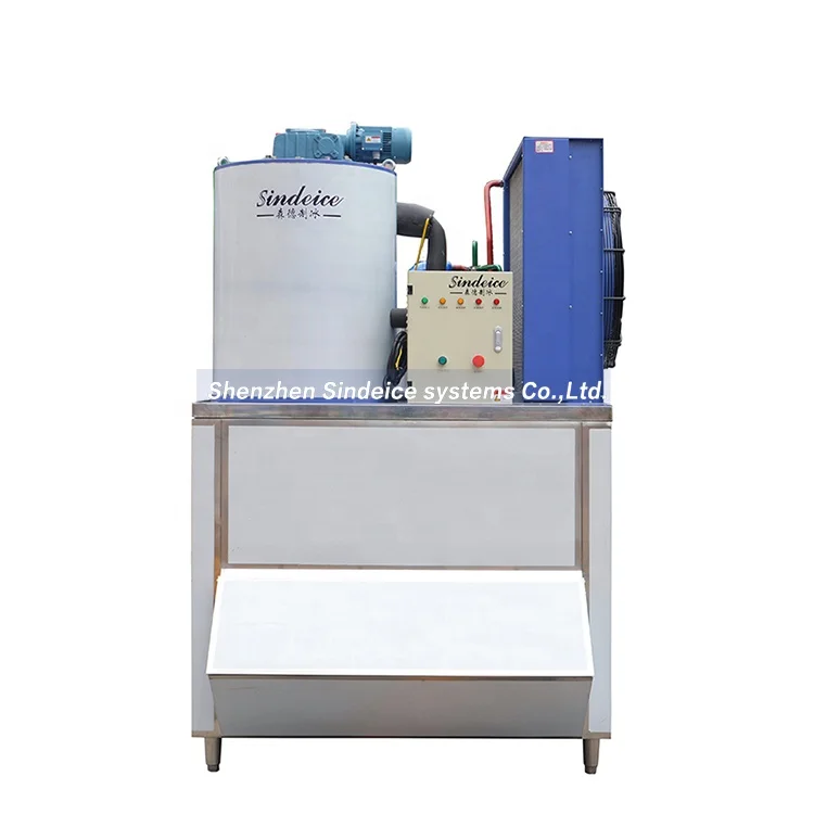

SINDEICE China Best Commercial 2 Ton 2000kg/day Flake Ice Making Machine/Maker Ice Flake Maker Factory