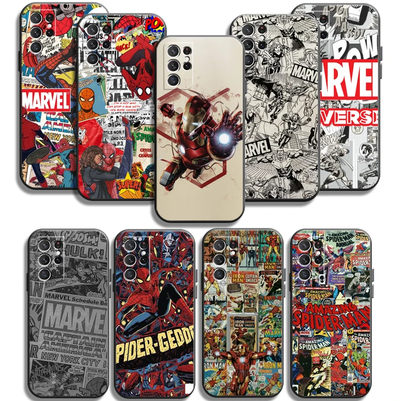 

Marvel Avengers LOGO Phone Cases For Samsung Galaxy A31 A32 A51 A71 A52 A72 4G 5G A11 A21S A20 A22 4G Carcasa Back Cover Coque