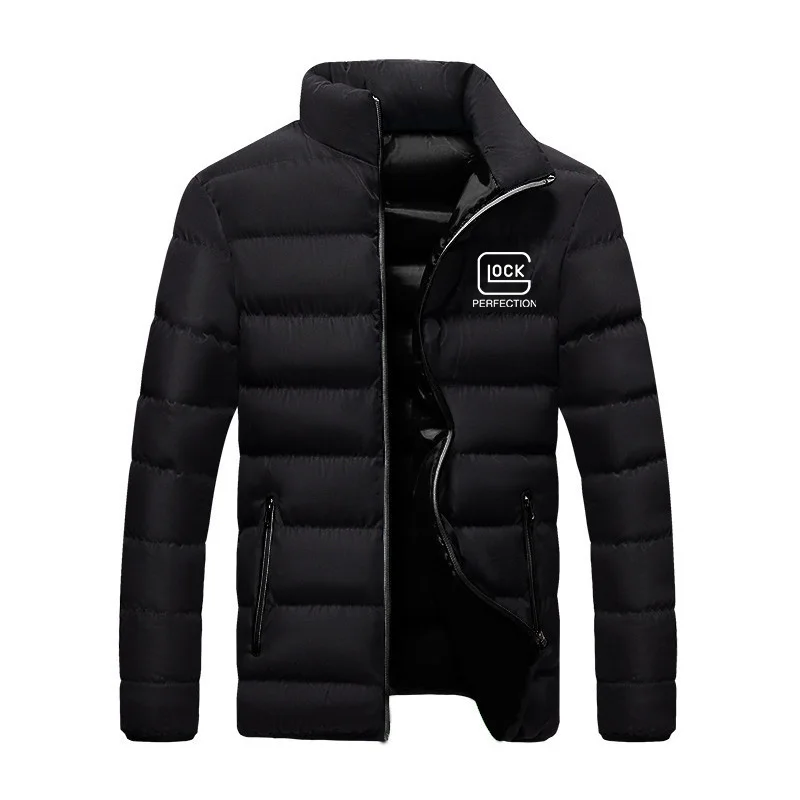 Glock Perfect Shooting Men's Color Contrast Zipper Warm Cotton Jacket Casual Jacket Fashion Outdoor куртки