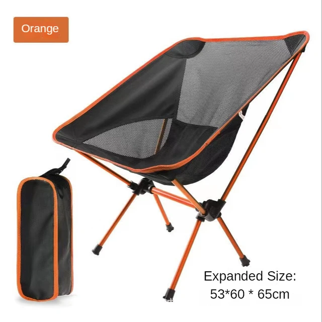 New Ultra-light Folding Chair Portable Beach Hiking Picnic Fishing Tool Chair Super Hard High Load-bearing Outdoor Camping Chair 1